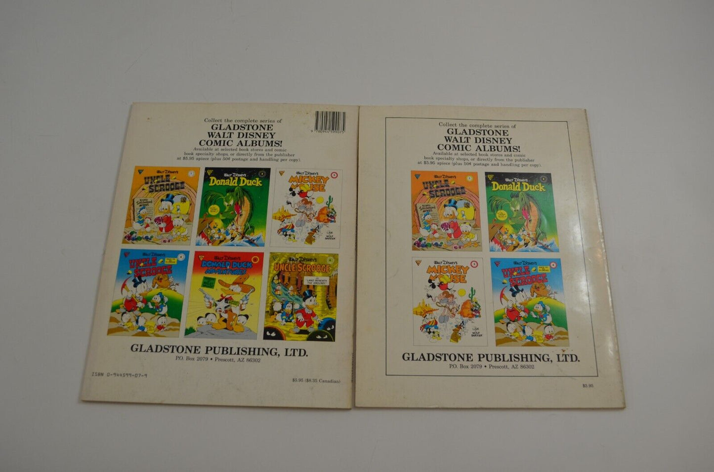 Gladstone Walt Disney Comic Albums 3 8 12 15 17 18 22 Mickey Mouse Donald Duck