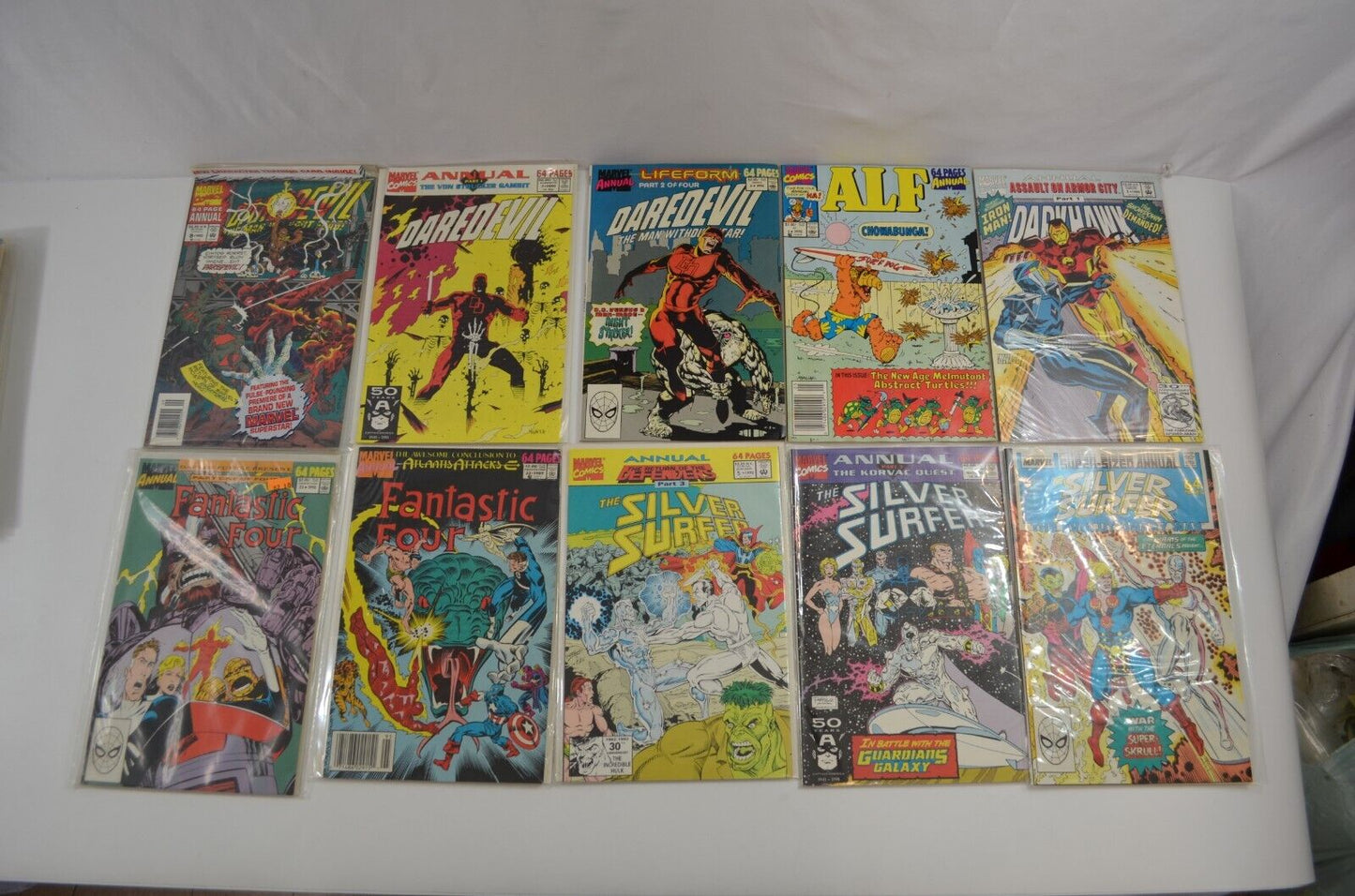 1990s Marvel Annuals Lot of 32 Comic Books Iron Man Punisher Avengers Daredevil