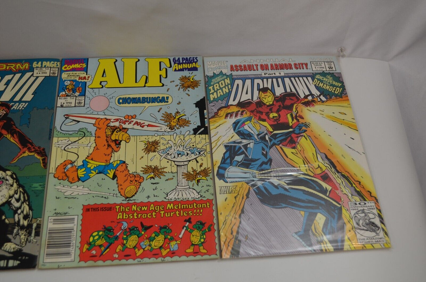 1990s Marvel Annuals Lot of 32 Comic Books Iron Man Punisher Avengers Daredevil