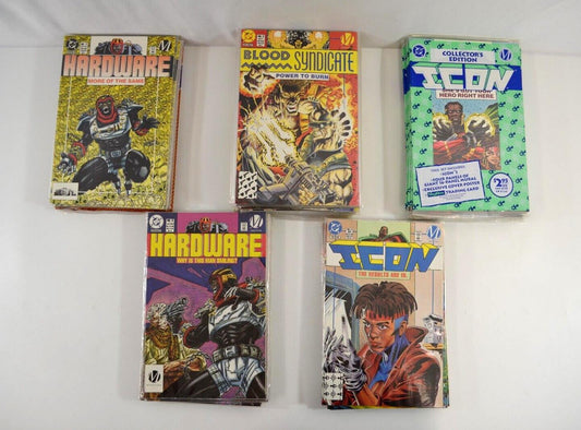 Blood Syndicate #1-5 Hardware #1-6 Icon #1-4 DC Comic Book LOT of 71 NM 1993