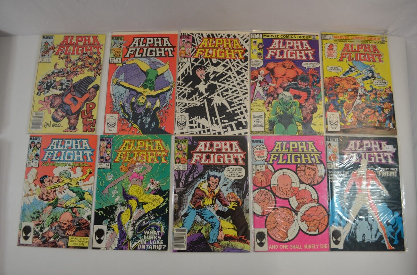 Alpha Flight #1-124 LOT Incomplete Run Annual Special #1 Marvel Comics VF to NM-