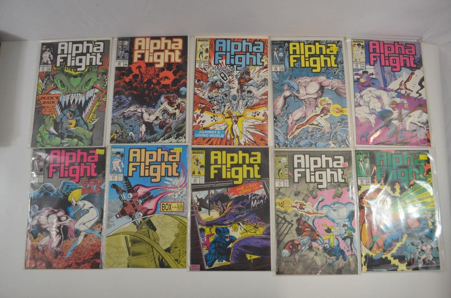 Alpha Flight #1-124 LOT Incomplete Run Annual Special #1 Marvel Comics VF to NM-