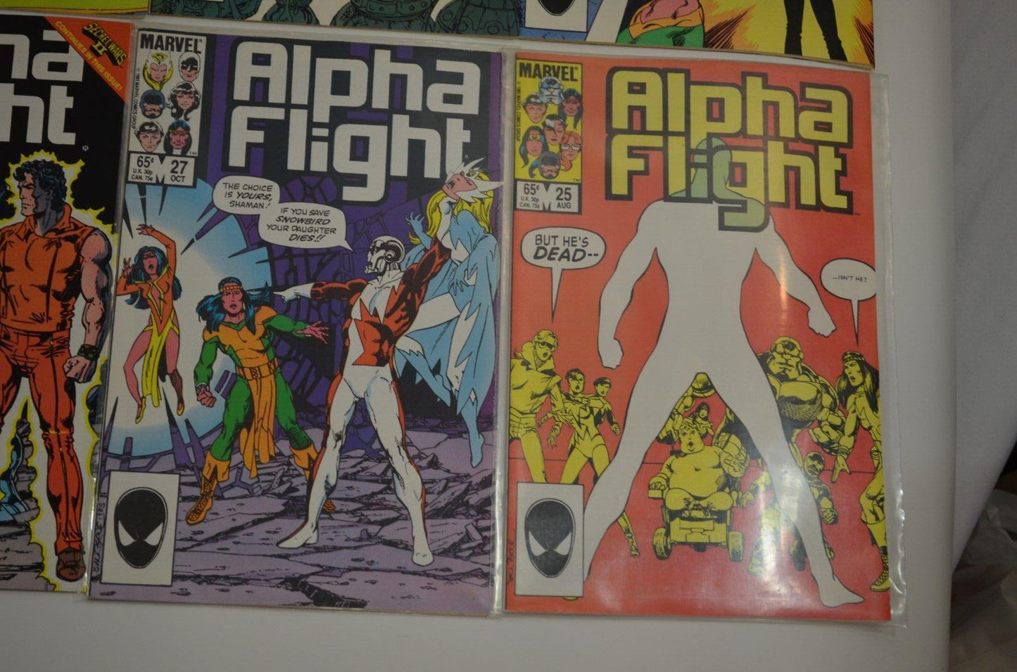 Alpha Flight #1-124 LOT Incomplete Run Annual Special #1 Marvel Comics VF to NM-