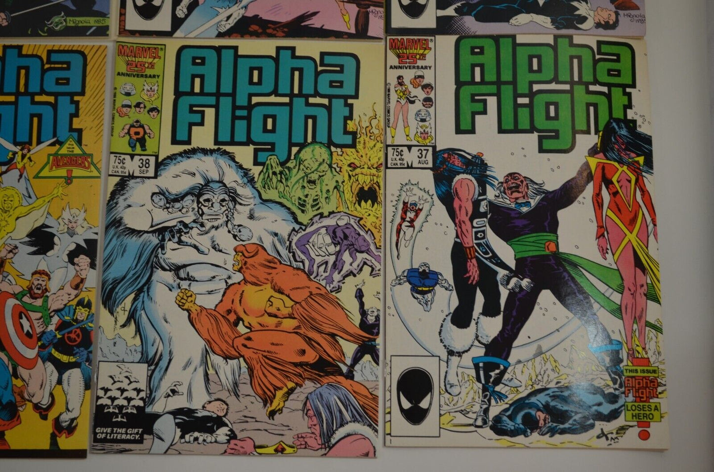 Alpha Flight #1-124 LOT Incomplete Run Annual Special #1 Marvel Comics VF to NM-