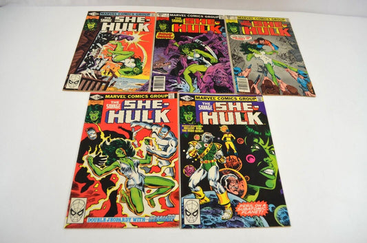 Savage She-Hulk #3 7 11 12 14 Marvel 1980 Bronze Age Comic Lot FN