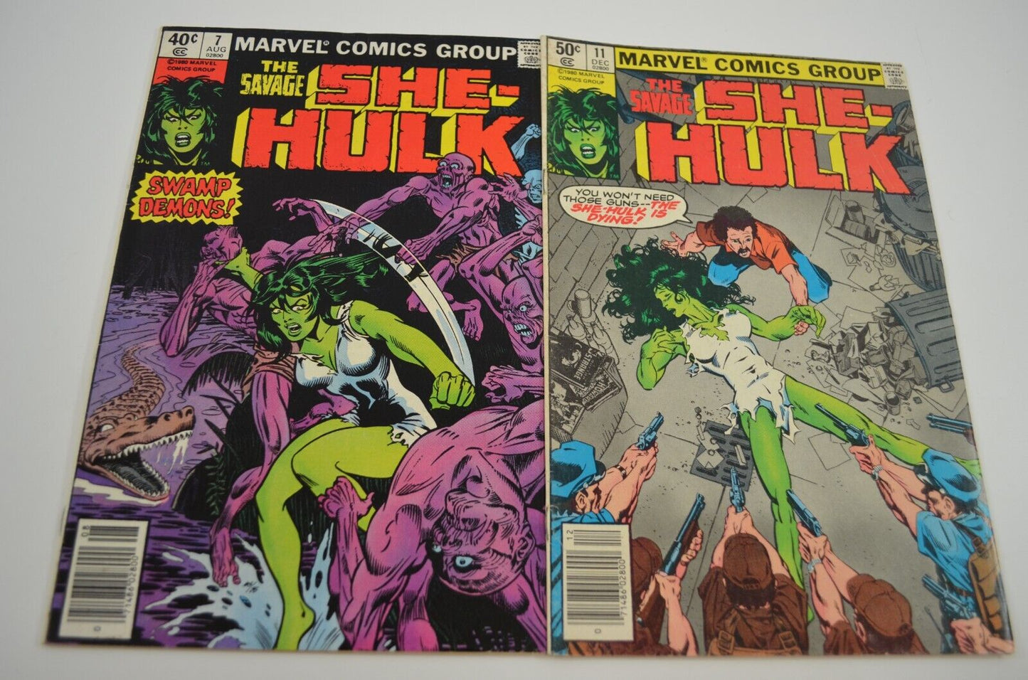 Savage She-Hulk #3 7 11 12 14 Marvel 1980 Bronze Age Comic Lot FN