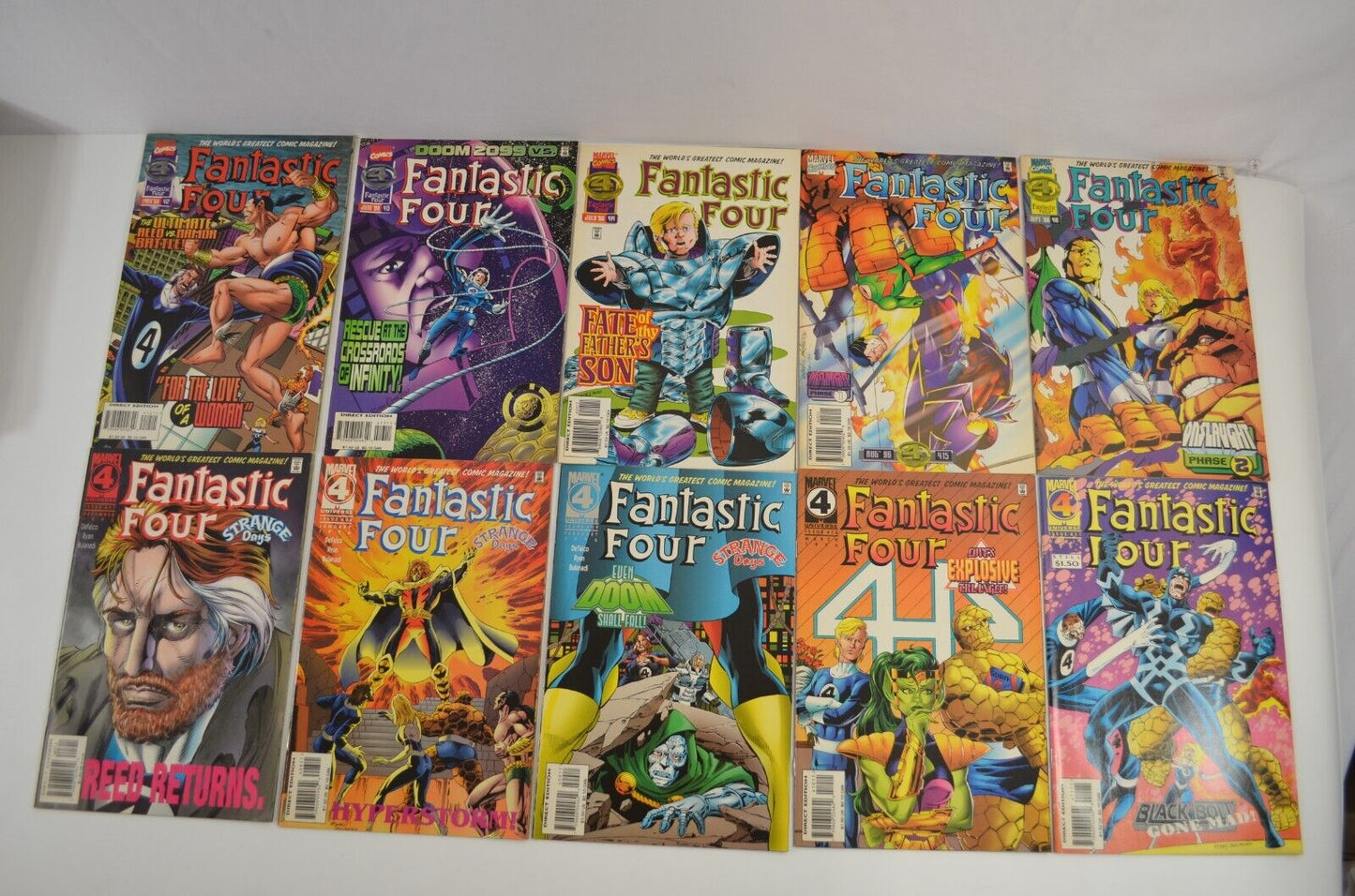 Fantastic Four #337 340-344 346-370 371 400-416 +more Marvel Comic LOT VF to NM-