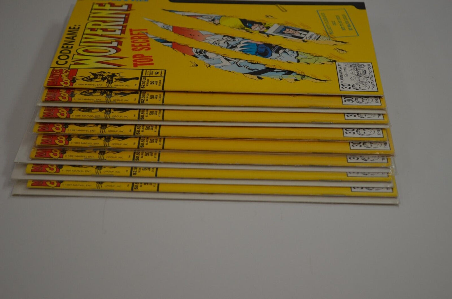 Code Name Wolverine #50 January 1992 Comic LOT of 8 NM- 9.2