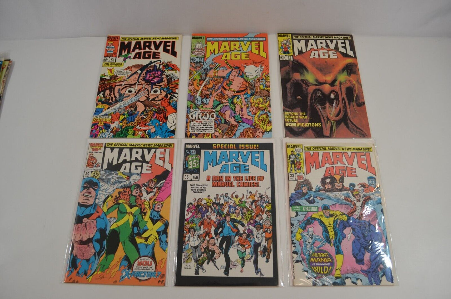 Marvel Age LOT 12 16 23 24 to 130 Incomplete Run Annuals 1 2 3 4 Comics VF