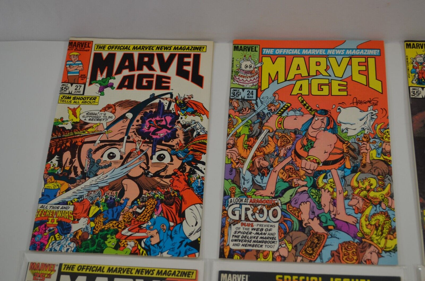 Marvel Age LOT 12 16 23 24 to 130 Incomplete Run Annuals 1 2 3 4 Comics VF