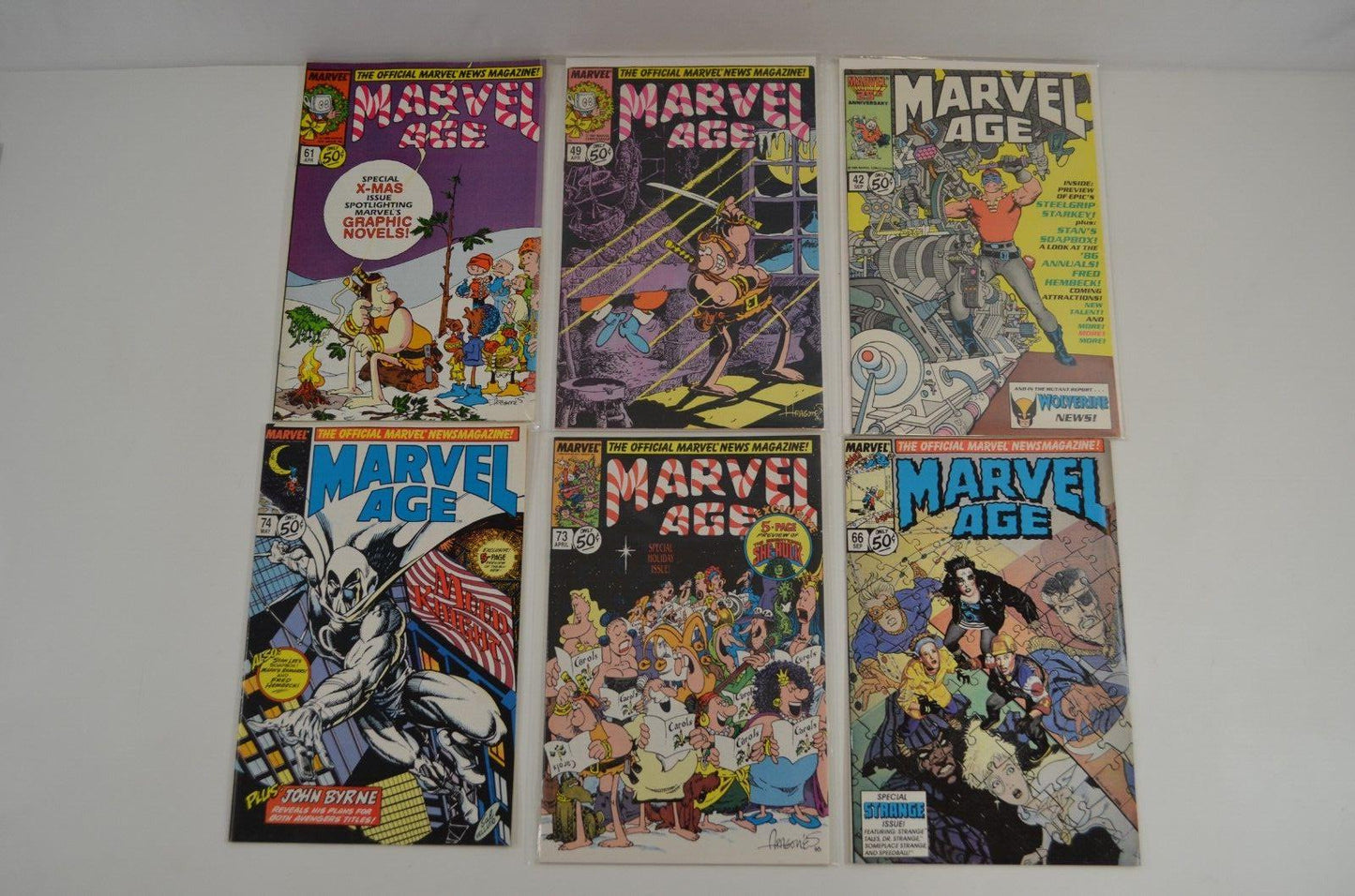 Marvel Age LOT 12 16 23 24 to 130 Incomplete Run Annuals 1 2 3 4 Comics VF