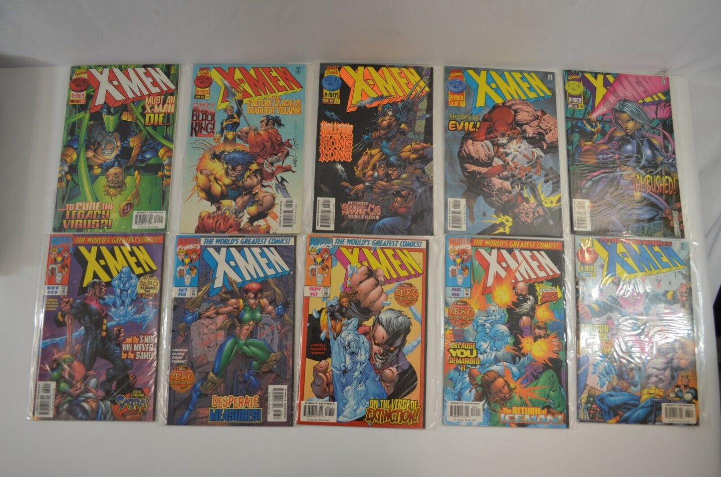 X-Men #1-3 5-17 19-22 24-30 40-42 48 50-99 101-109 Marvel Comic LOT VF to NM-