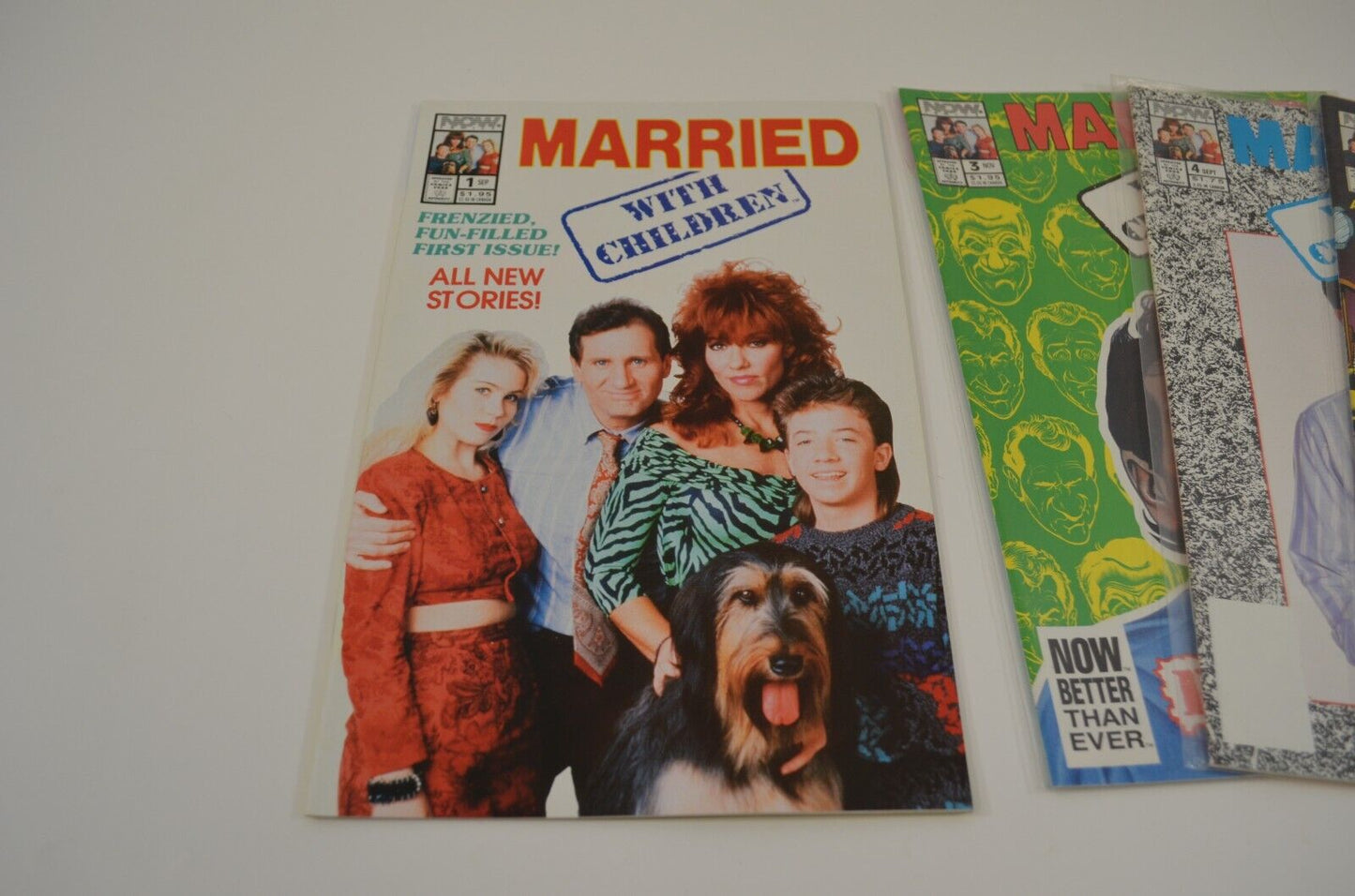 Married with Children #1 2 3 5 5 (NOW, 1991-92) Comic Books Lot of 5 NM- 9.0