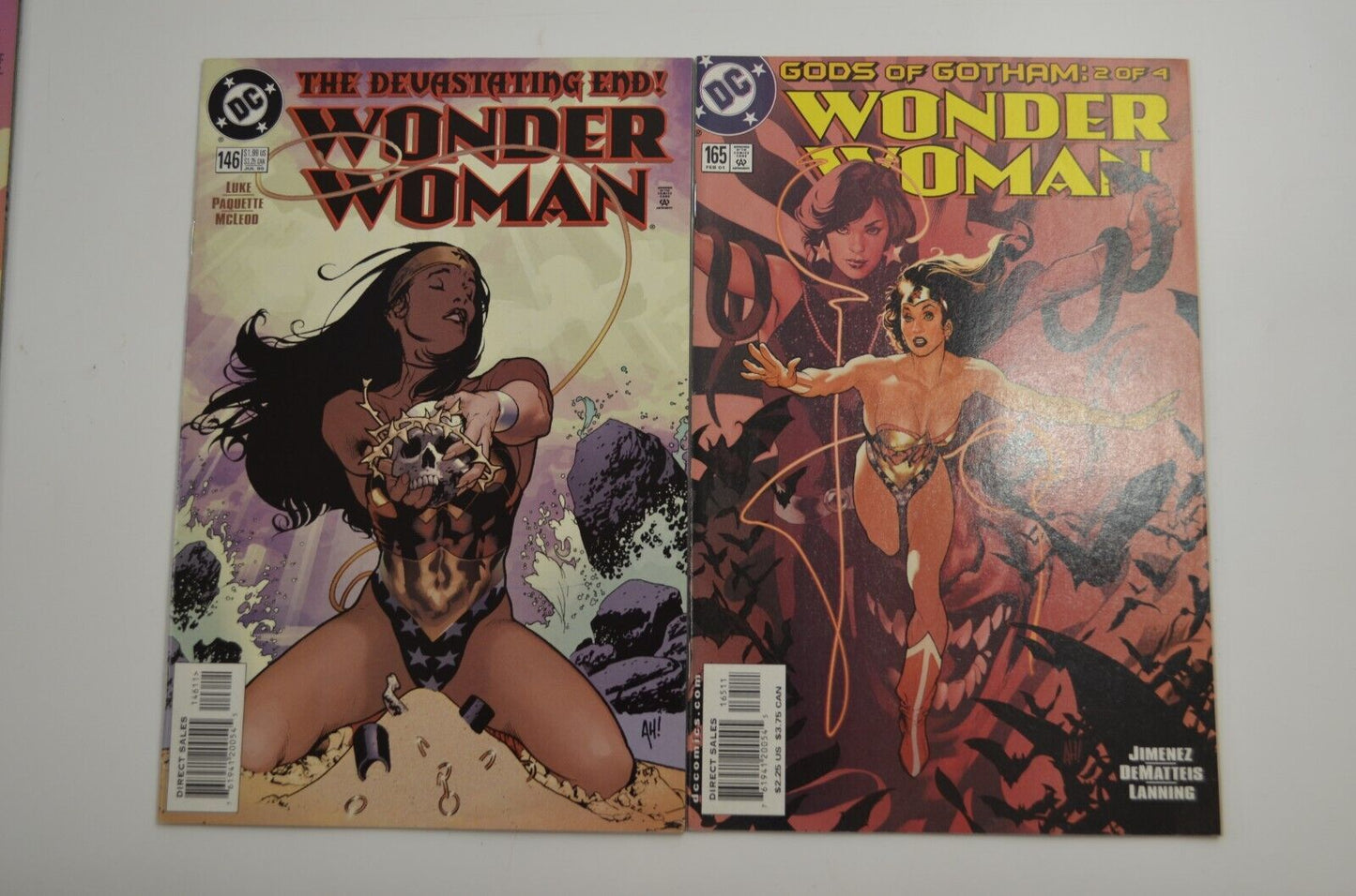 Wonder Woman #9 19 25 26 36-38 134 139 146 165 DC 1987-2001 Comic Book Lot of 11