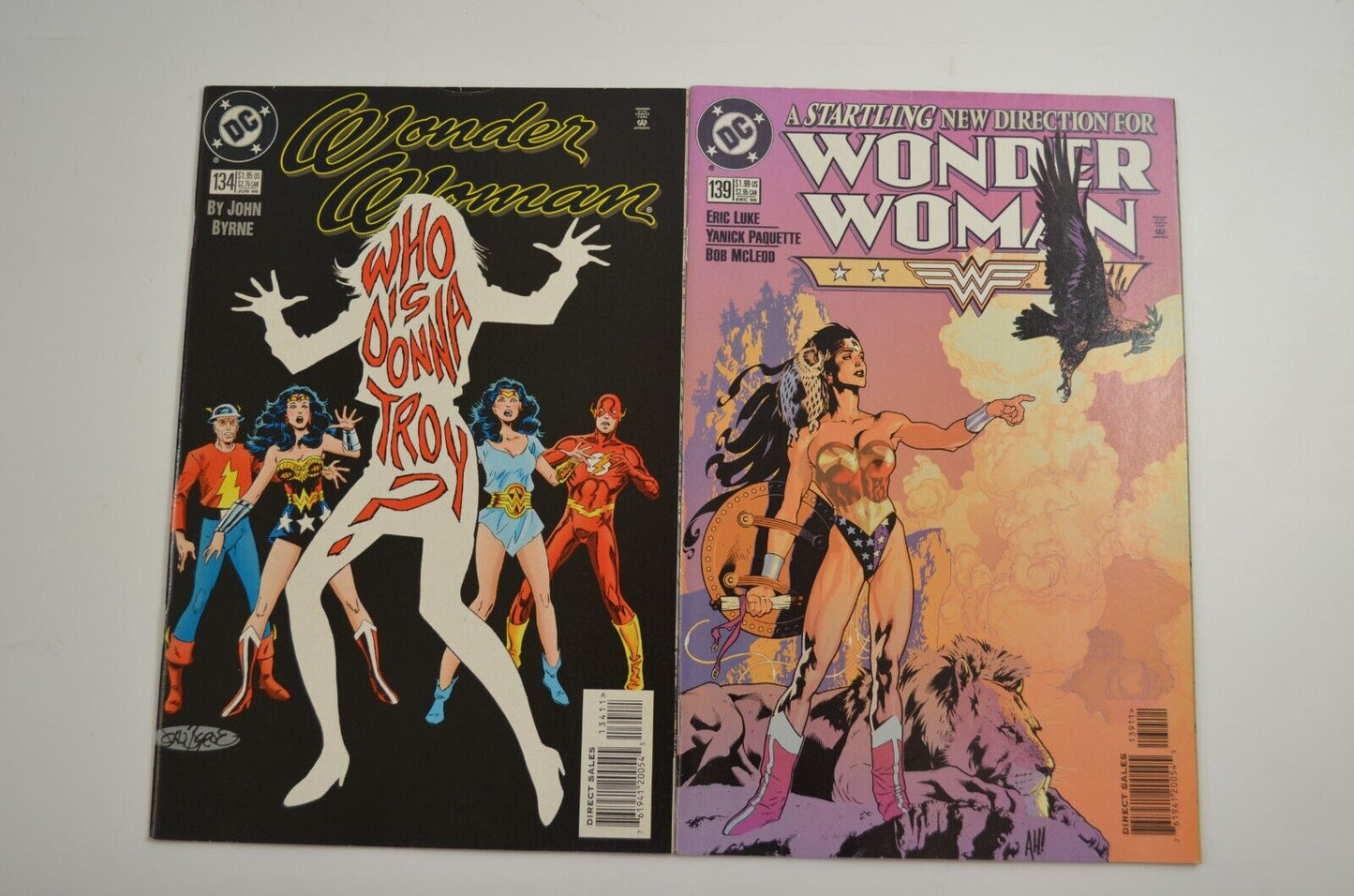 Wonder Woman #9 19 25 26 36-38 134 139 146 165 DC 1987-2001 Comic Book Lot of 11