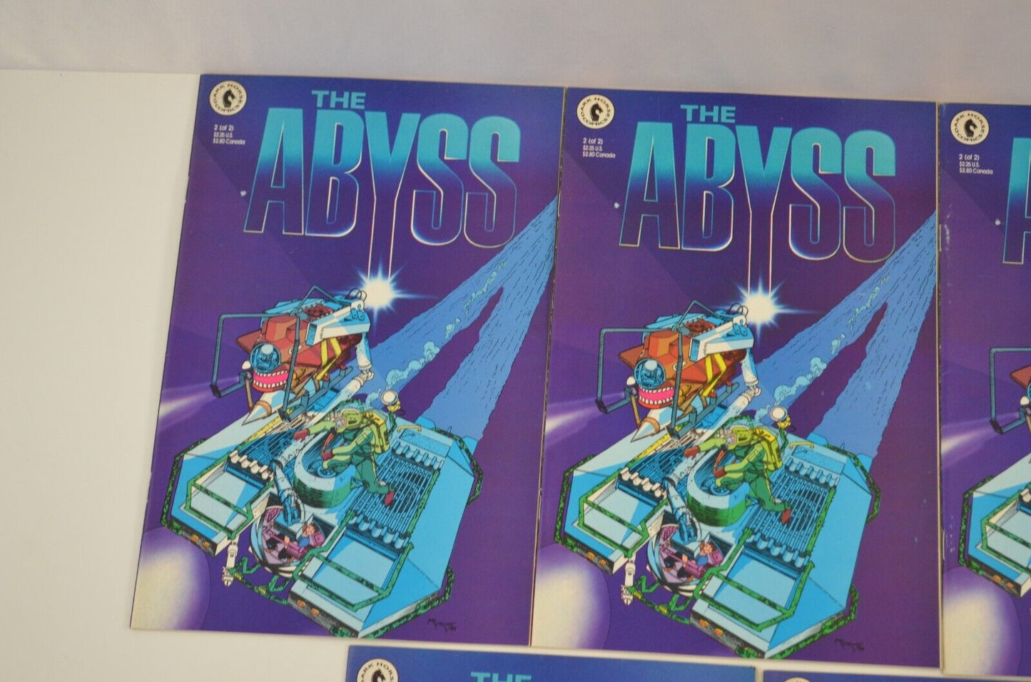 Abyss #2 July 1989 Dark Horse Comics Lot of 7 Multiple Copies VF+ 8.5