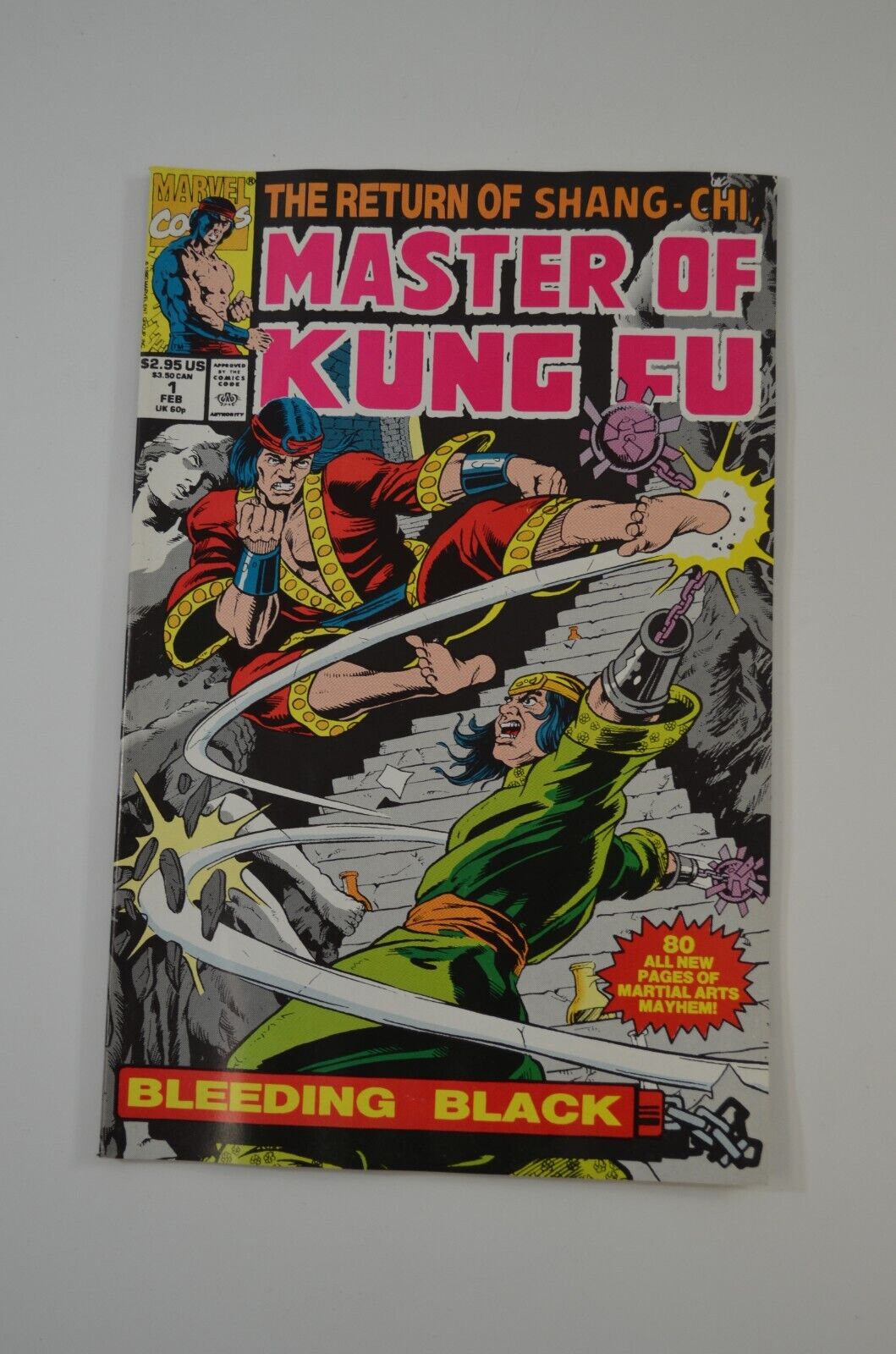 Master of Kung Fu Bleeding Black #1 Marvel Comics 1991 Lot of 20 Copies VF+