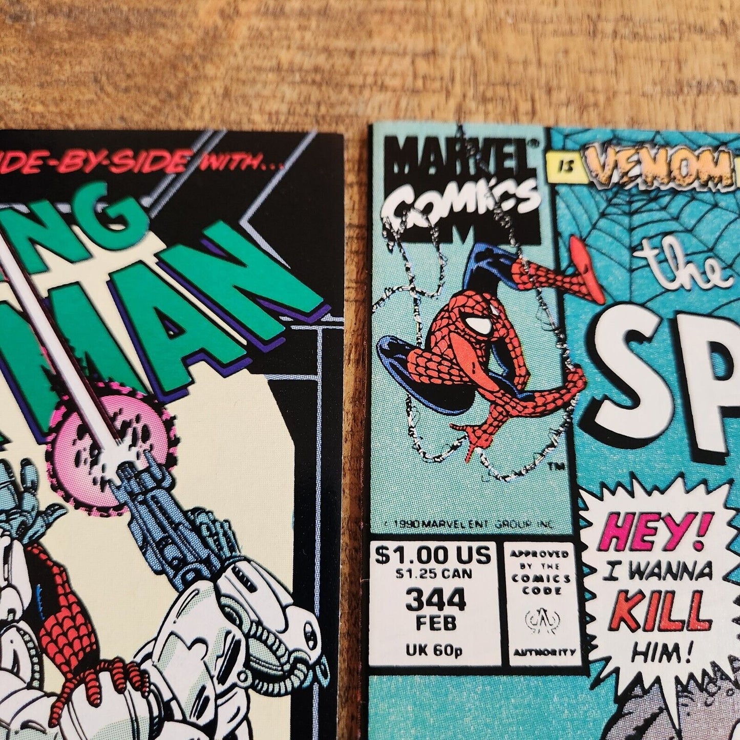 Amazing Spider-Man #344 360 Marvel Comics Cletus Kasady/Carnage 1st App NM- 9.2