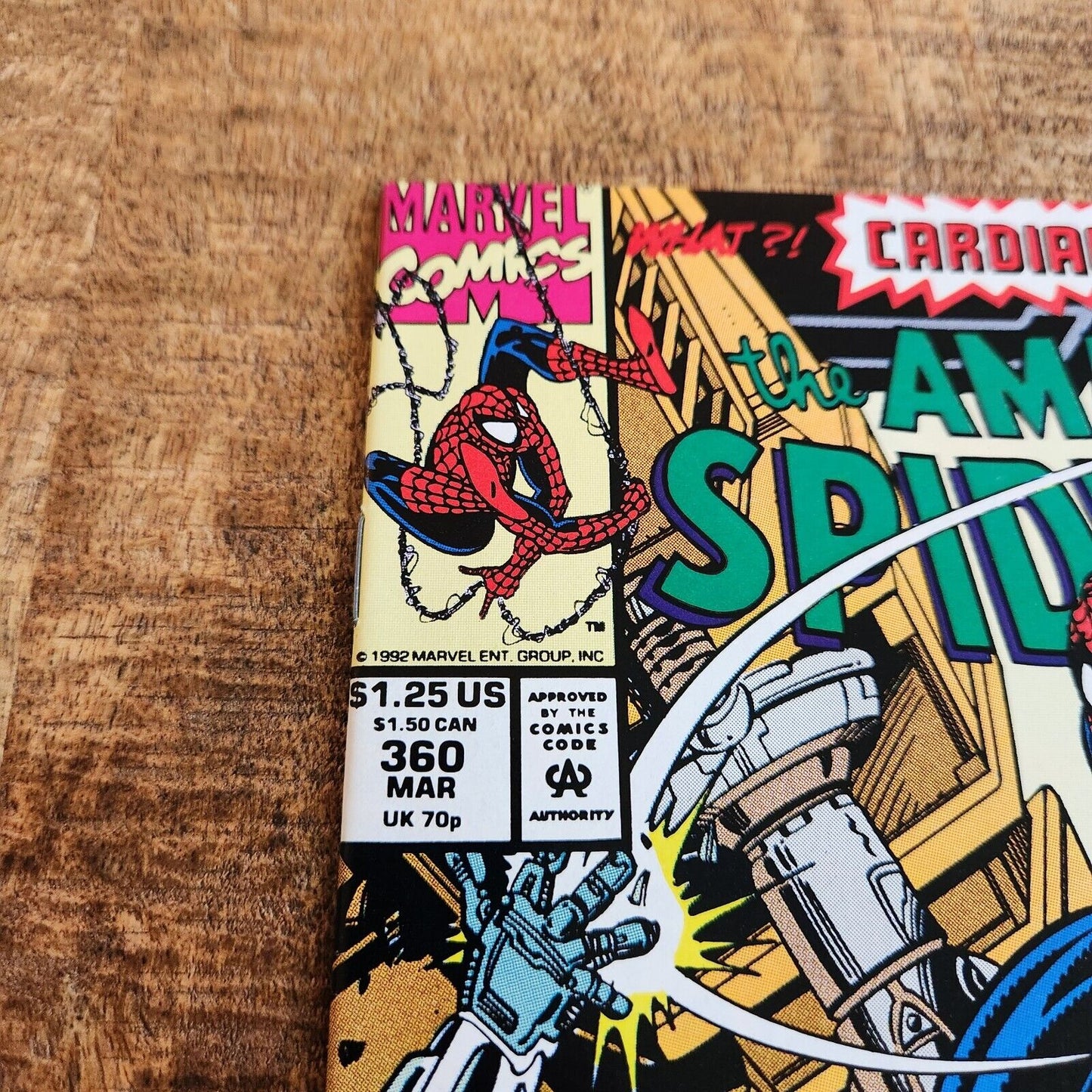 Amazing Spider-Man #344 360 Marvel Comics Cletus Kasady/Carnage 1st App NM- 9.2