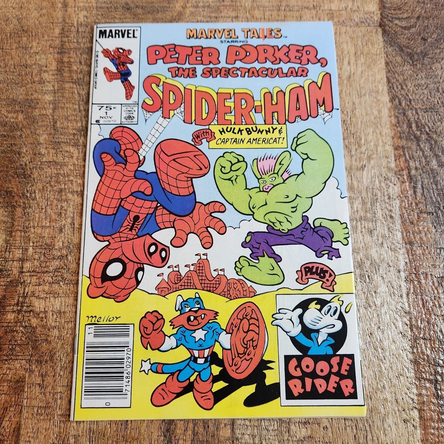 Marvel Tails Peter Porker #1 Canadian Newsstand Edition Comic Book 1983 VF 8.0