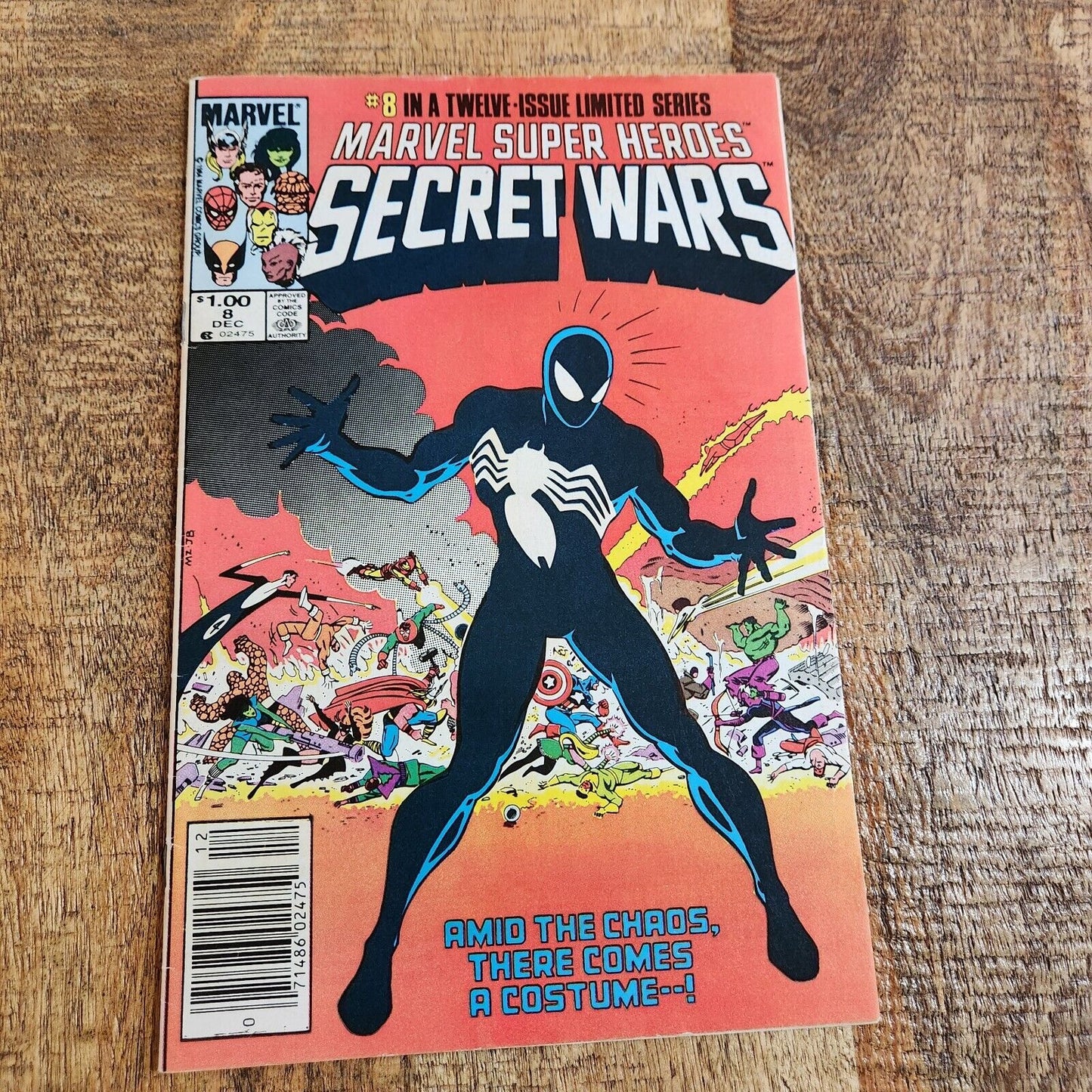 Secret Wars #8 Canadian Price Variant 1st Black Costume Marvel Comics '84 VF-7.5