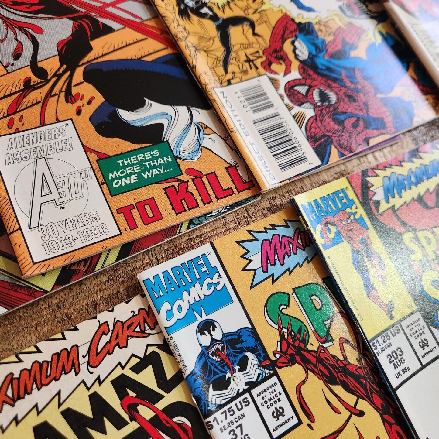 Spider-Man Maximum Carnage Story Arc Complete Marvel Comic Book Lot of 14 VF/NM