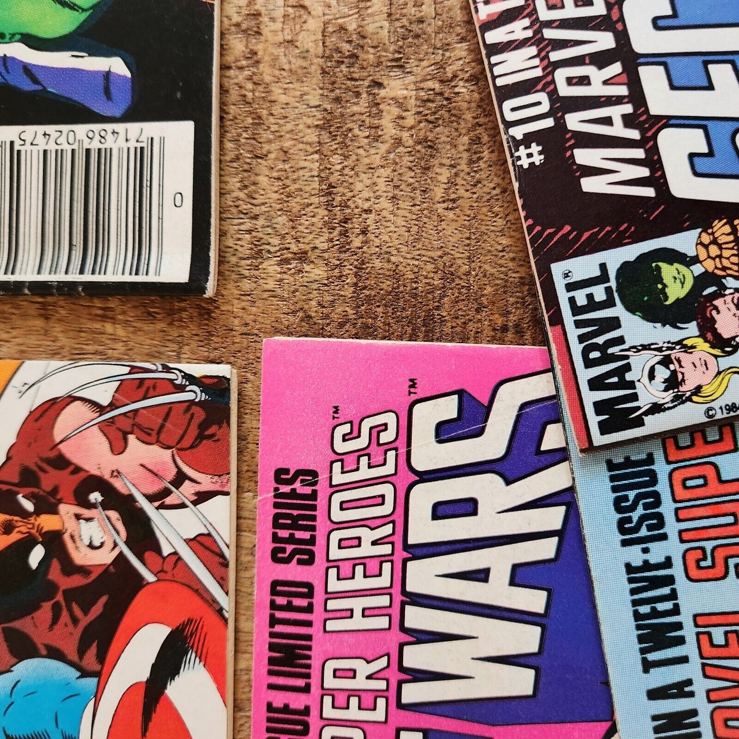 Secret Wars #1-5 #7 (Canadian Price Variants) #9-12 Marvel Comic Book Lot VF 8.0
