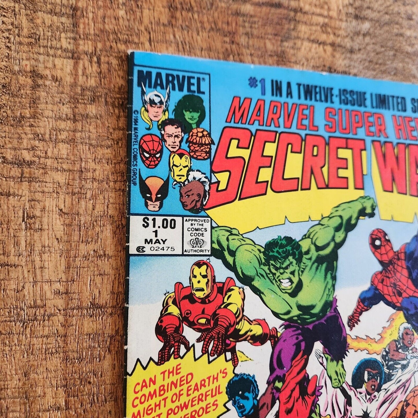 Secret Wars #1-5 #7 (Canadian Price Variants) #9-12 Marvel Comic Book Lot VF 8.0