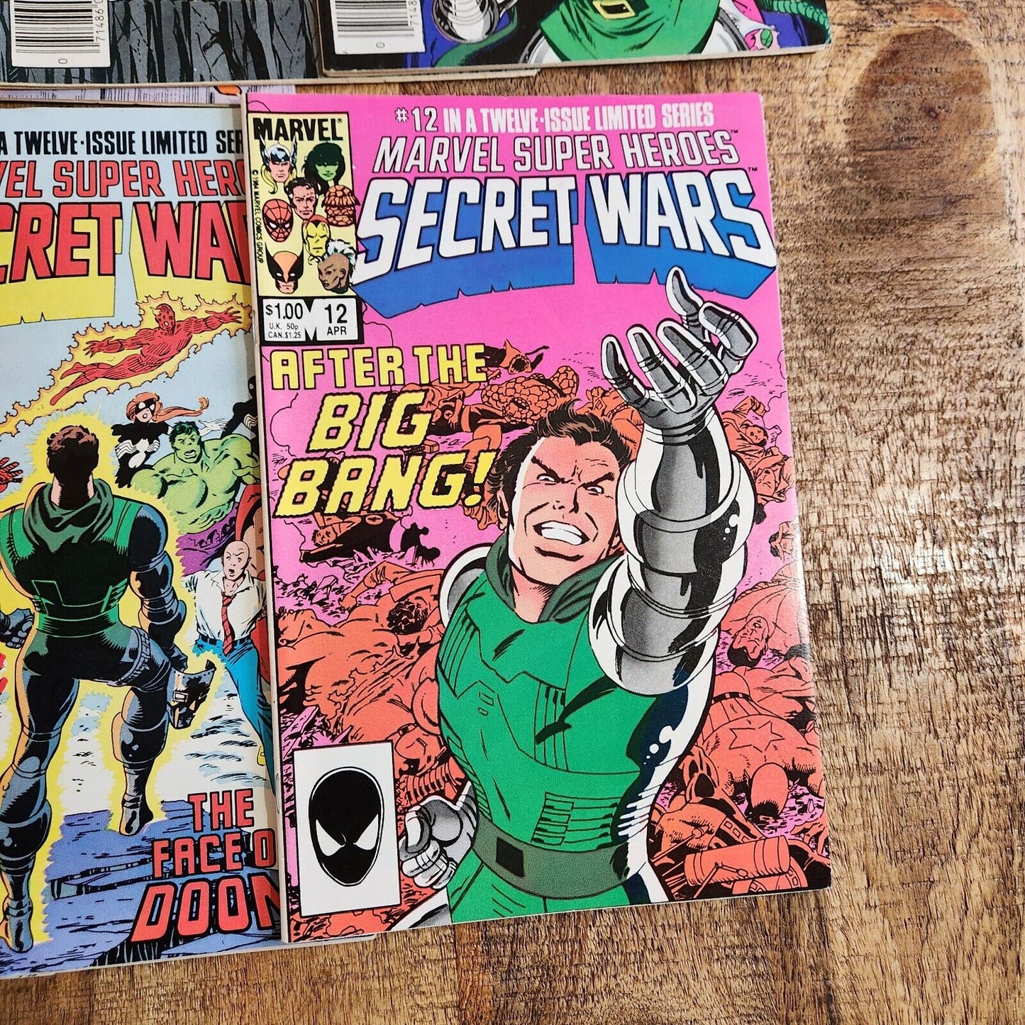 Secret Wars #1-5 #7 (Canadian Price Variants) #9-12 Marvel Comic Book Lot VF 8.0