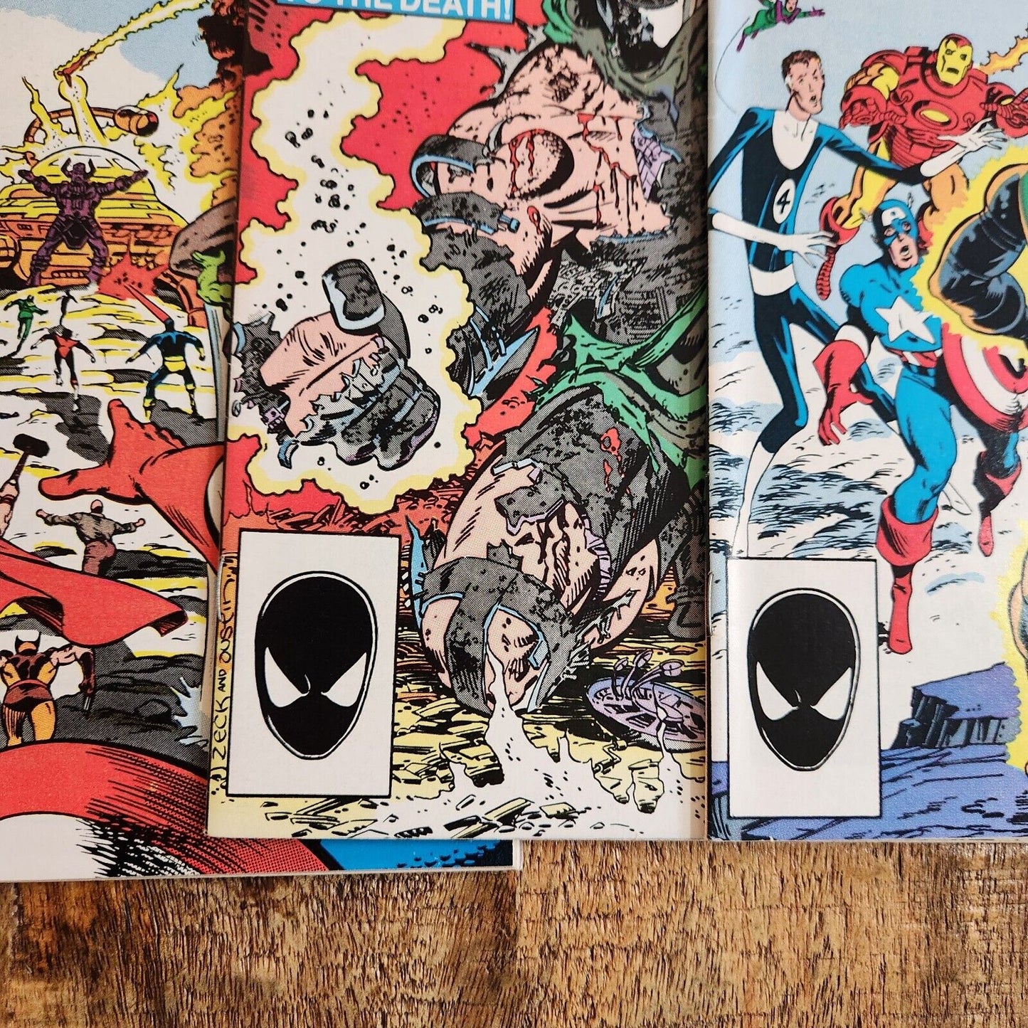 Secret Wars #1-5 #7 (Canadian Price Variants) #9-12 Marvel Comic Book Lot VF 8.0