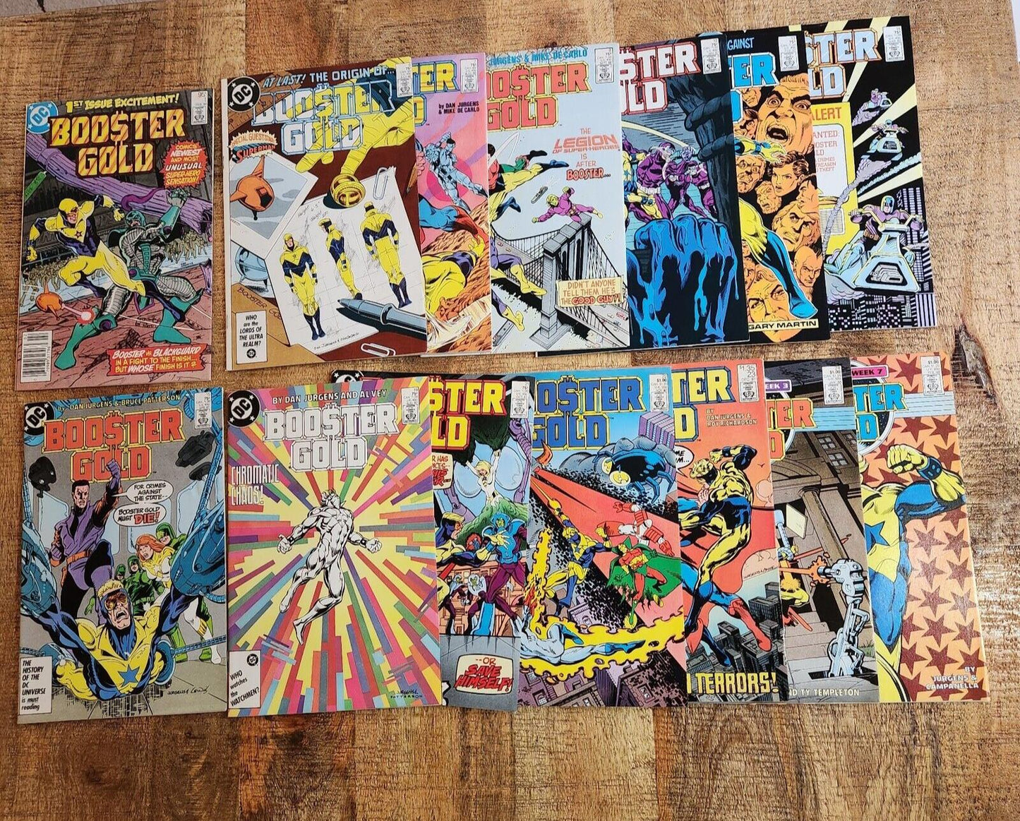 Booster Gold #1(CPV) #6-8 12-15 19 21-25 DC Comics Lot of 14 VF/NM 9.0