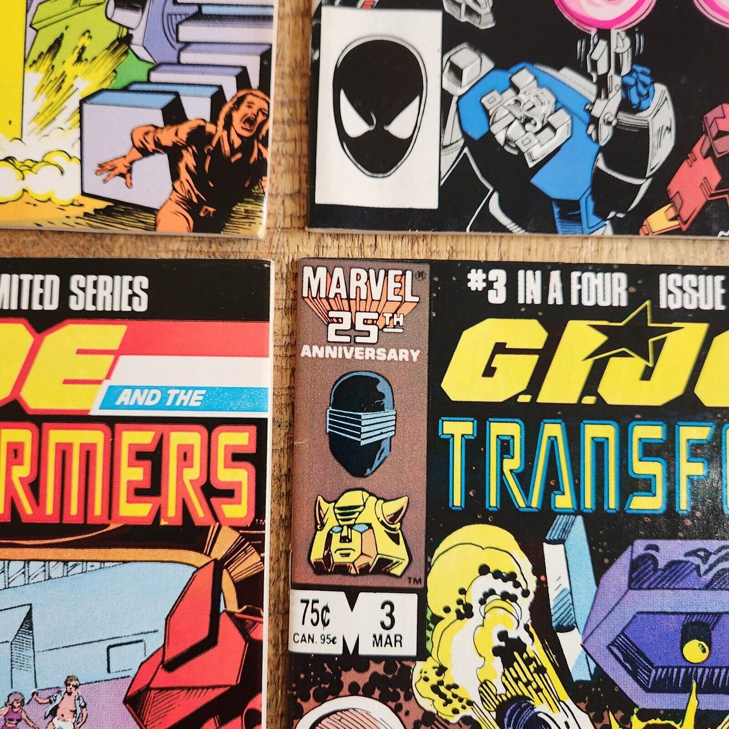 Transformers Headmasters #1-4 / GI Joe & Transformers Marvel Comics Lot VF/NM