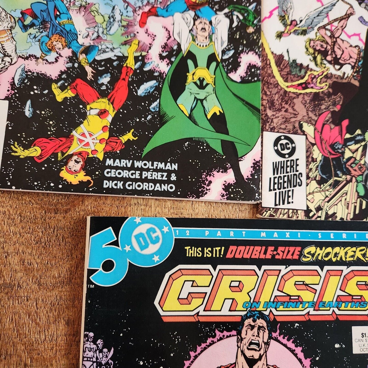 Crisis on Infinite Earths #1-12 DC Comics Lot 1985-86 Supergirl Death VF/NM 9.0