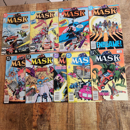 Mask Mini Series #1-4, Mask (1987 2nd series) #2-6 DC Comics Lot VF 8.0