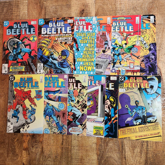 Blue Beetle #1 2 8-10 13 15 17 18 22 23 24 DC Comics Lot 1986-1988 VF/NM 9.0