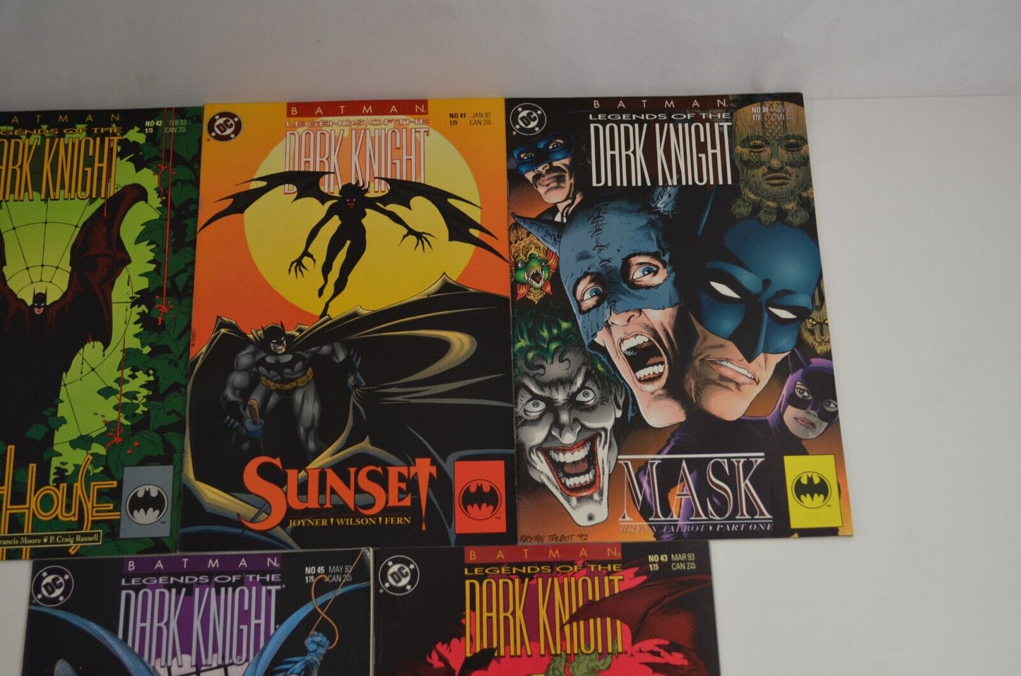 Batman Legends of the Dark Knight 28-50 Incomplete Run VF+ Lot of 20 DC Comics