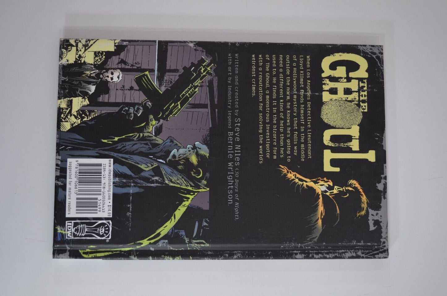 The Ghoul Hardcover Comic Book Niles Wrightson HC IDW 2010