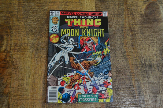 Marvel Two In One #52 June 1979 Comic Book Thing Moon Knight Crossfire VF 8.0