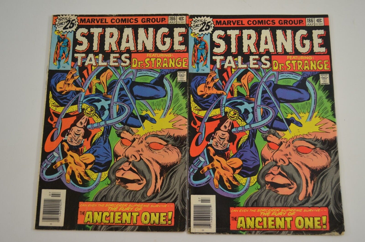 Strange Tales #144 175 182 186 (x2) (Marvel, 1966, 74-76) Lot of 5 Comic Books