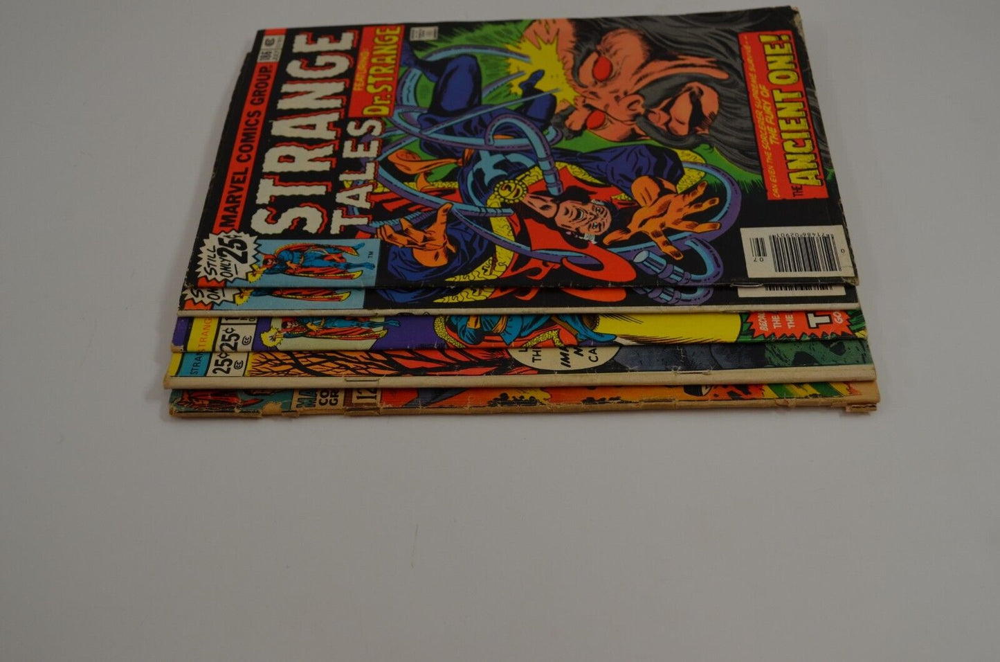 Strange Tales #144 175 182 186 (x2) (Marvel, 1966, 74-76) Lot of 5 Comic Books