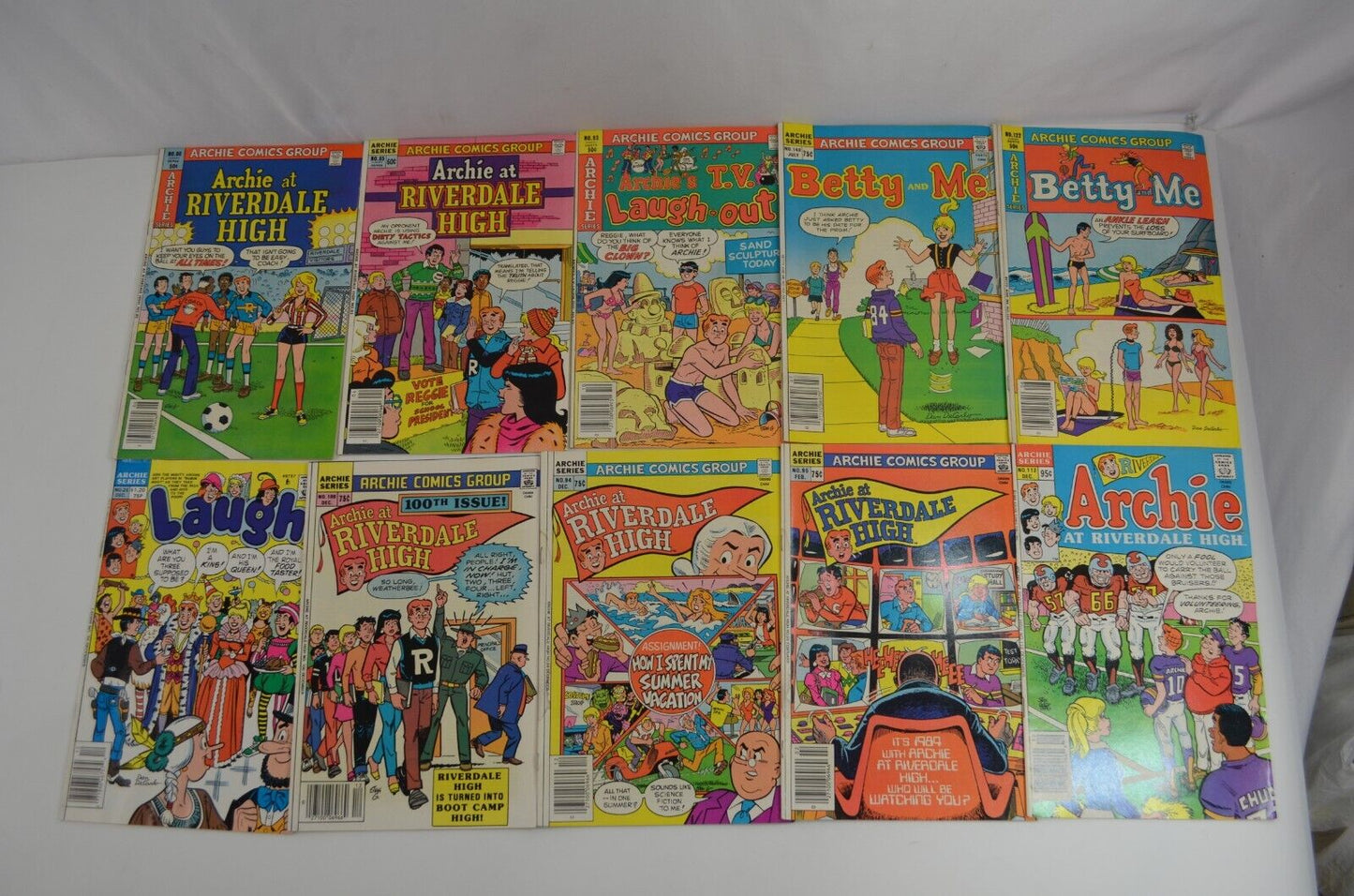 Various Archie Comic Books 40 Cent to 1.20 Lot of 86 Comic Books Good to VF