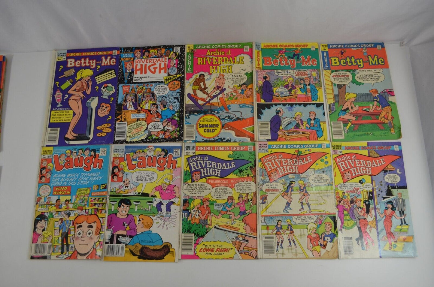 Various Archie Comic Books 40 Cent to 1.20 Lot of 86 Comic Books Good to VF