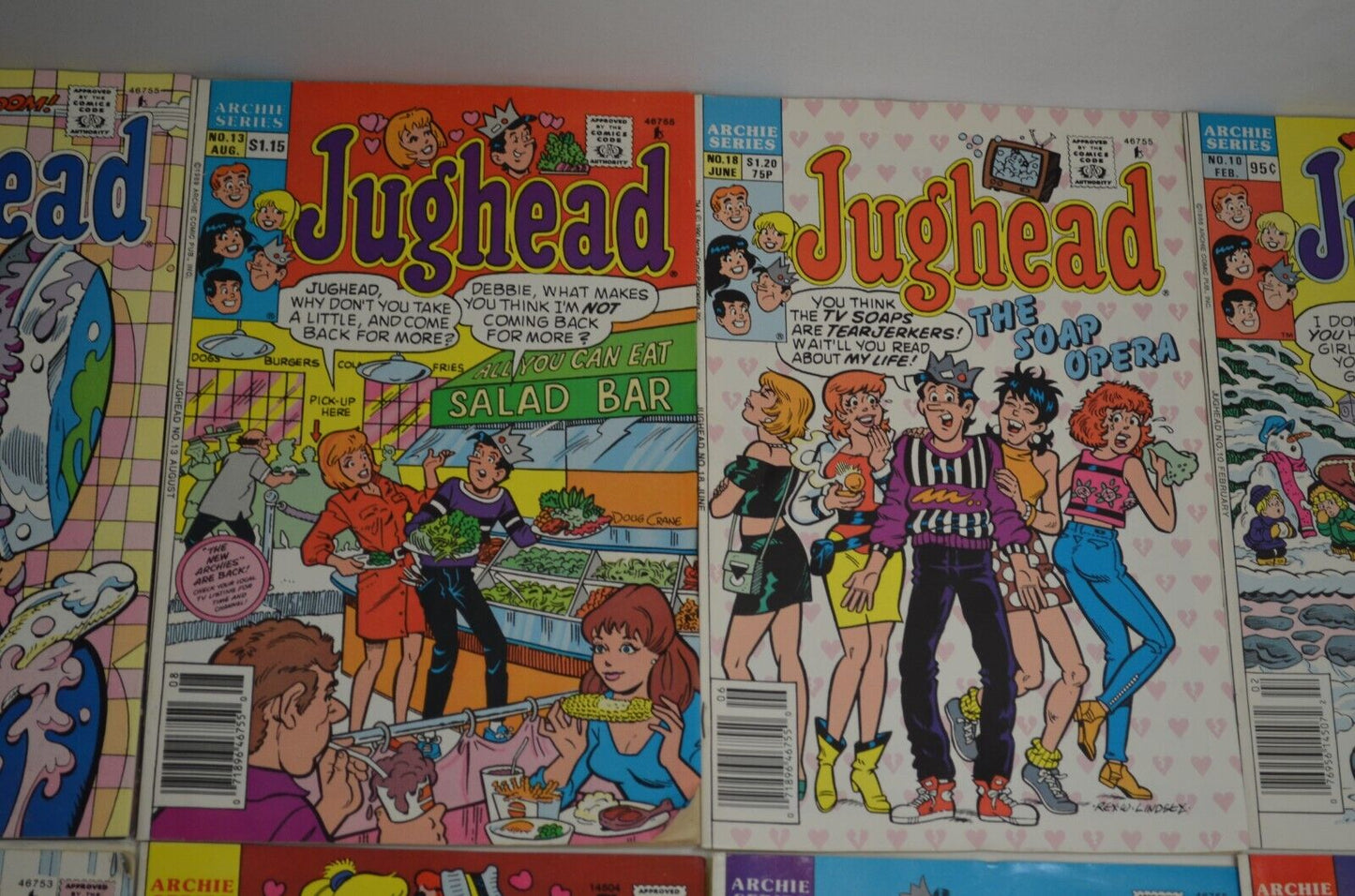 Various Archie Comic Books 40 Cent to 1.20 Lot of 86 Comic Books Good to VF