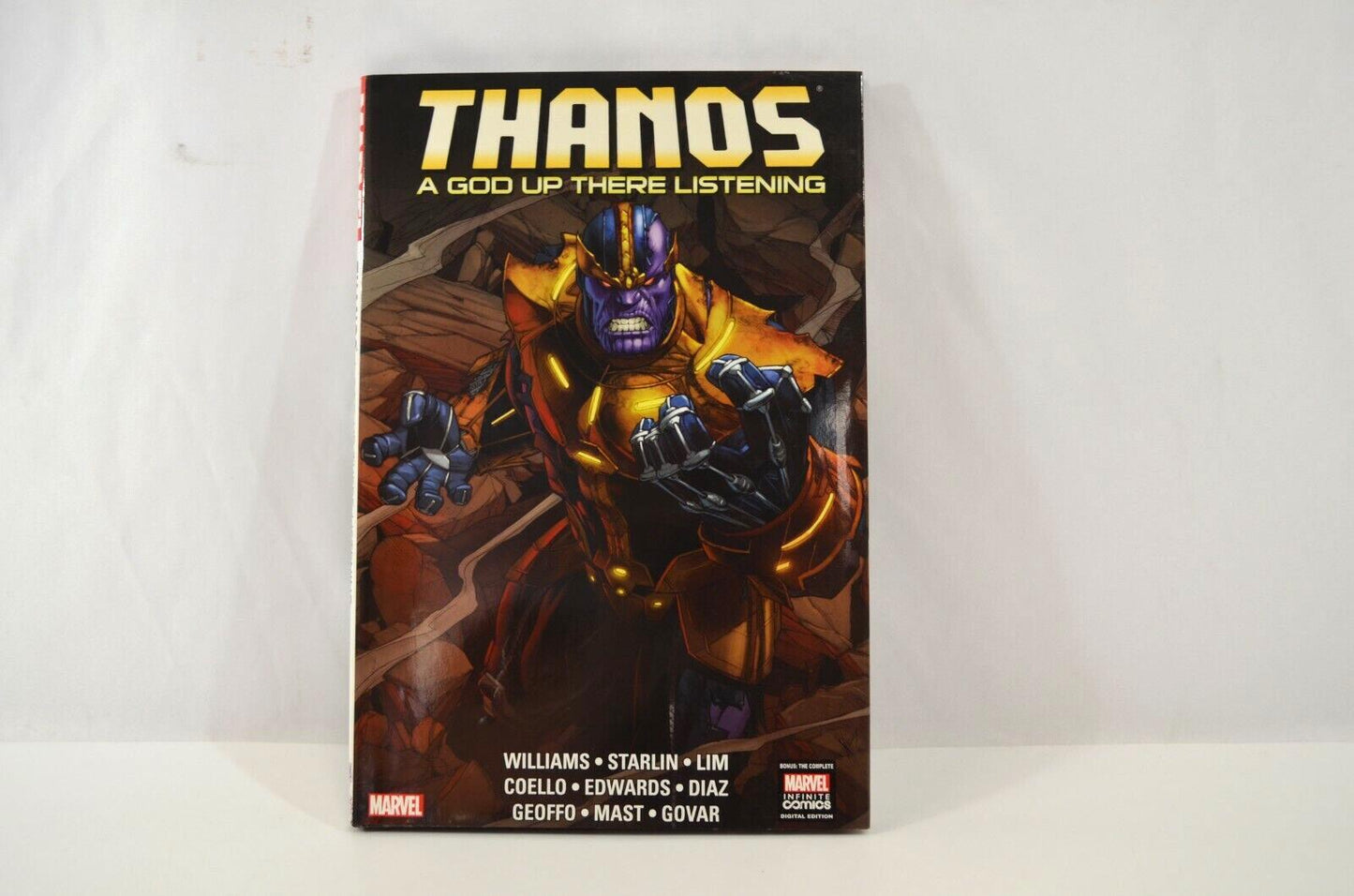 Thanos: A God up There Listening (2014, Hardcover) Book Marvel Comics HC