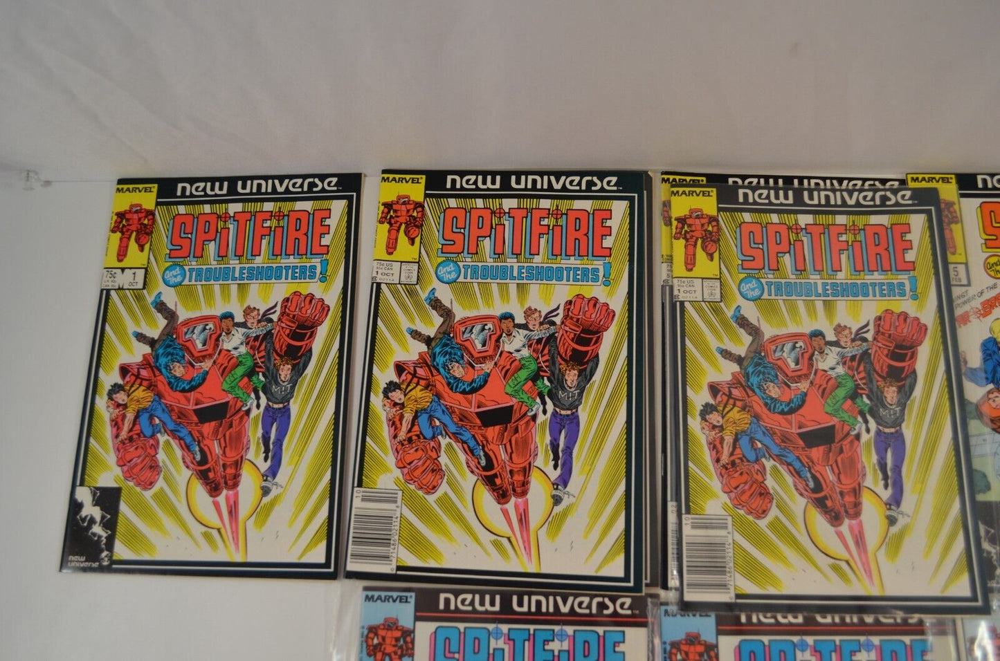 New Universe Series (Marvel Comic, 1980s) Spitfire Nightmask PSI Force Lot of 32