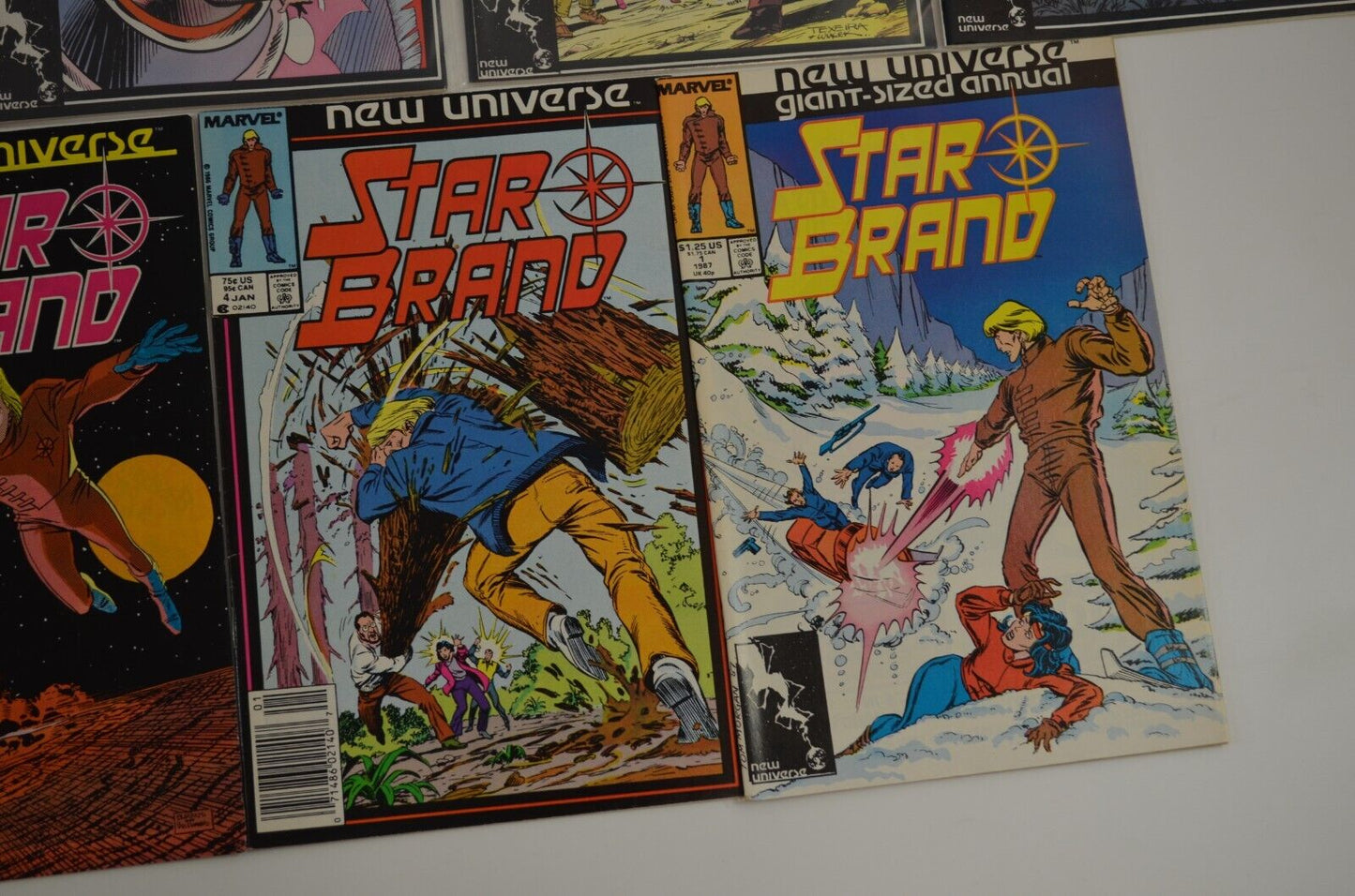 New Universe Series (Marvel Comic, 1980s) Spitfire Nightmask PSI Force Lot of 32