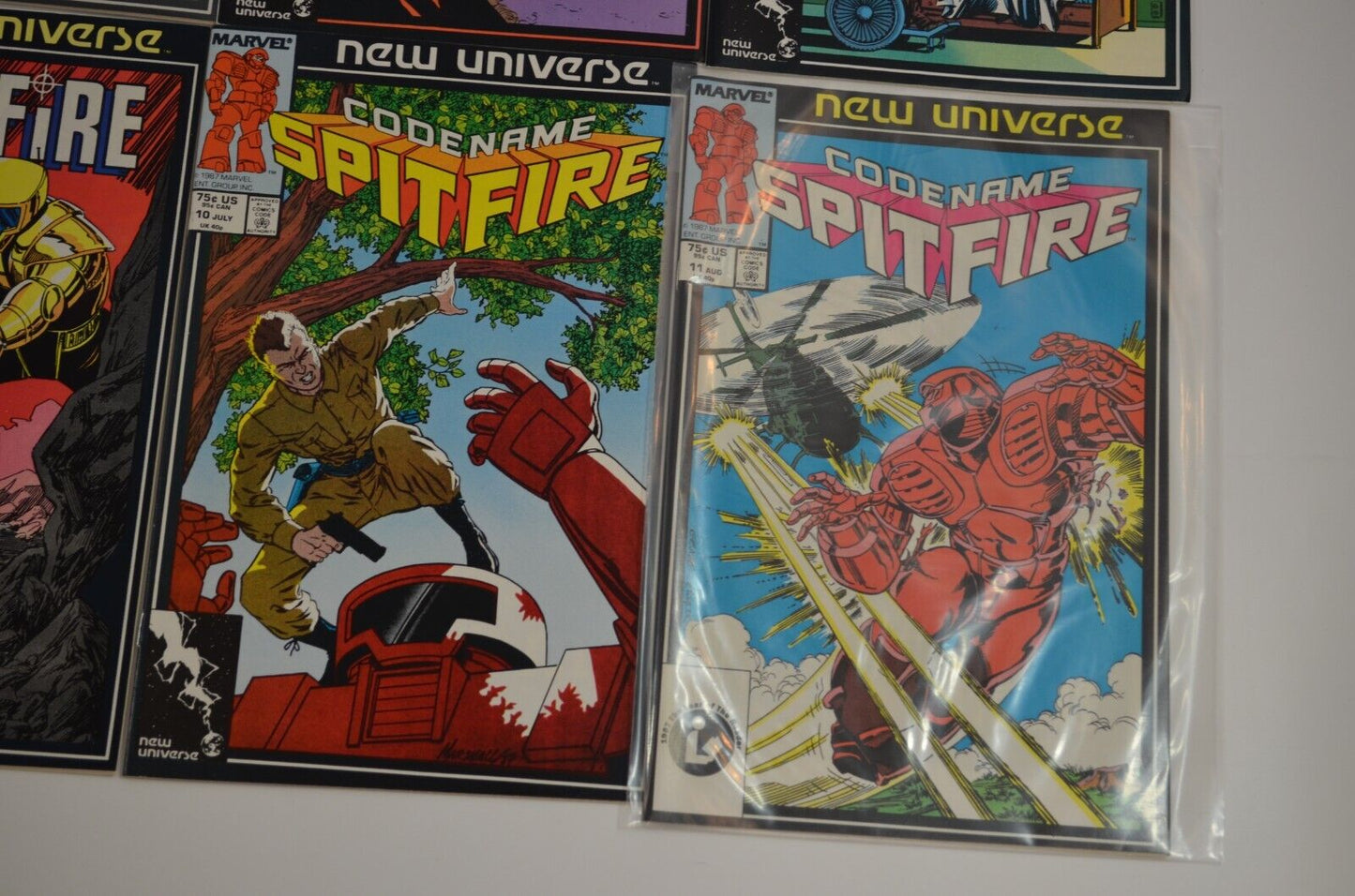 New Universe Series (Marvel Comic, 1980s) Spitfire Nightmask PSI Force Lot of 32