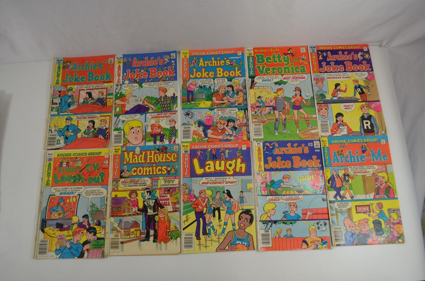 Archie Laugh Pep Betty & Veronica + More Bronze Age Comics Lot of 42 Fair to VG+
