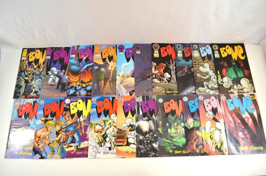 Bone #2, 7, 9, 14-21, 23-25, 32, 40-42, 44, 45 (Cartoon Books) Lot of 20 Comics