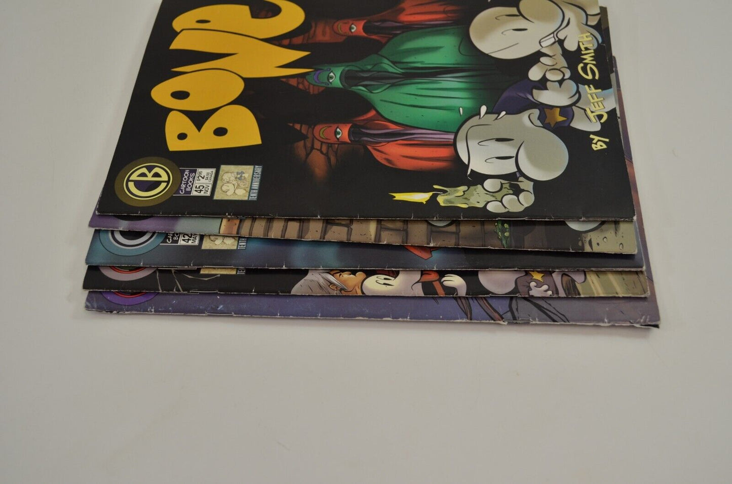 Bone #2, 7, 9, 14-21, 23-25, 32, 40-42, 44, 45 (Cartoon Books) Lot of 20 Comics